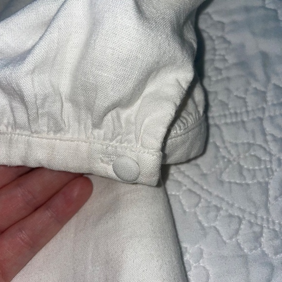 By Egreis White Linen Anne Top - Picture 3 of 5